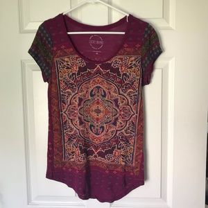 LUCKY BRAND Patterned Top